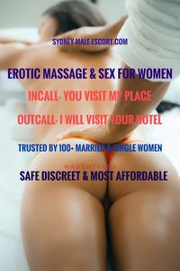Profile Image of Sydney Male Escort Safe & Discreet- 100+ Happy Women