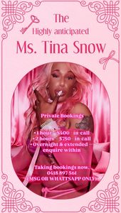 Profile Image of Sydney Trans Escort Tina Snow