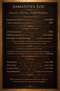 Profile Image of Perth Escort Samantha Lou