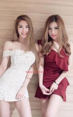 Image of Brisbane Escort 💋Top Glass Double Duo Girls Fun Model 22 yrs Peggy and Stella Korean Size 7  