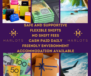 Harlots Canberra - 0480 094 169 - Hello Brisbane Escorts! - Get On Top Of Your Finances, Literally, in 2025! - Cash Pay, No Shift Fees, Free Accom - Harlots Canberra!