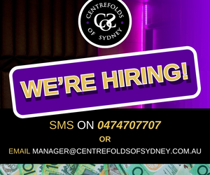 Centrefolds Of Sydney - Centrefolds of Sydney is BUSIER THAN EVER! Make OVER $4-8K WEEKLY, NO PASSIONATE KISSING!