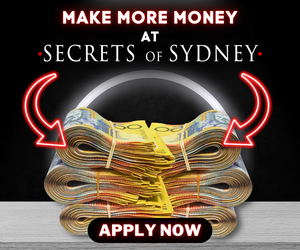 Secrets of Sydney - Best & Busiest Erotic Massage Parlour - SECRETS OF SYDNEY IS HIRING! MAKE $4-8K WEEKLY and NO SEX! FLEXIBLE SHIFTS, PAID DAILY, SAFE & CLEAN!