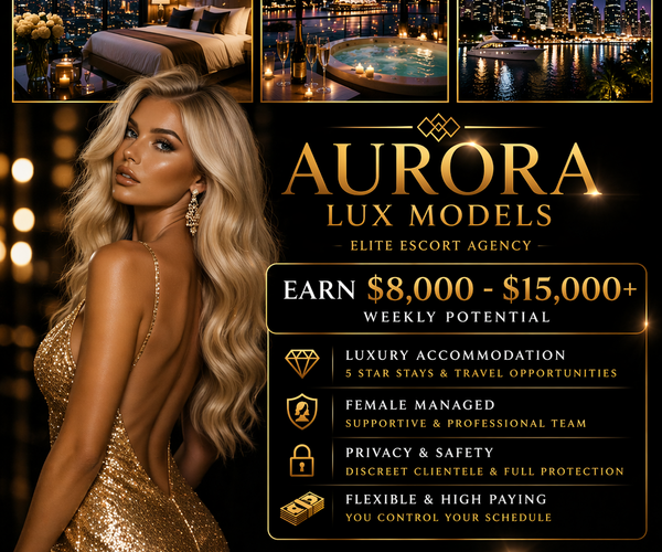 Aurora Lux Models - Earn Industry Leading Rates | Expenses Covered | Premium Agency Recruiting Australia Wide